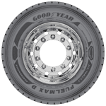 315/70 R22.5 154L/152M FuelmaxDPerf.M+S Goodyear