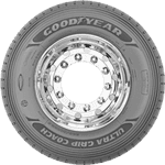 315/80 R22.5 156L/154M UltraGrip Coach M+S 18PR Goodyear