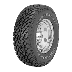 LT265/75 R16 123Q/120Q Grabber AT2 OWL FR M+S General Tire