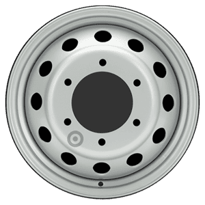 SF FORD 6X16 ET107 6/180 SILVER