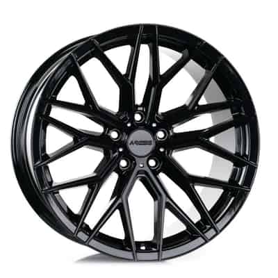 ARCEO GLOSSY BLACK VALENCIA 9.5X19 5X112 ET45 73.1