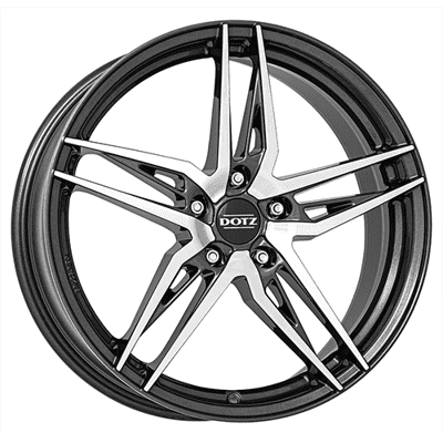 DOTZ INTERLAGOS DARK 7.5X18 5X100 ET46 57.1