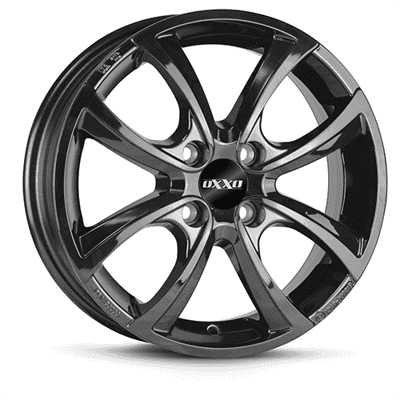 TELESTO GLOSSY BLACK 5,0x15 4x100 ET38 MB60,1 OXXO