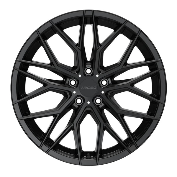 ARCEO GLOSSY BLACK VALENCIA 8.0X18 5X100 ET35 57.1