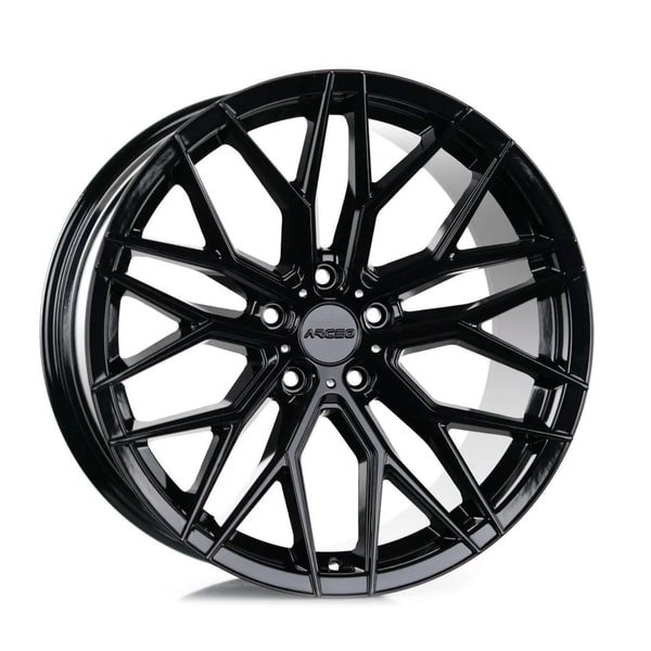ARCEO GLOSSY BLACK VALENCIA 8.5X18 5X108 ET45 73.1