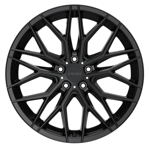 ARCEO GLOSSY BLACK VALENCIA  9.5X19 5X120 ET45 72.6