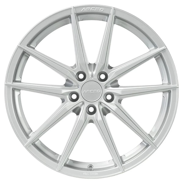 ARCEO WHITE SILVER MONACO 9.5X19 5X112 ET37 73.1