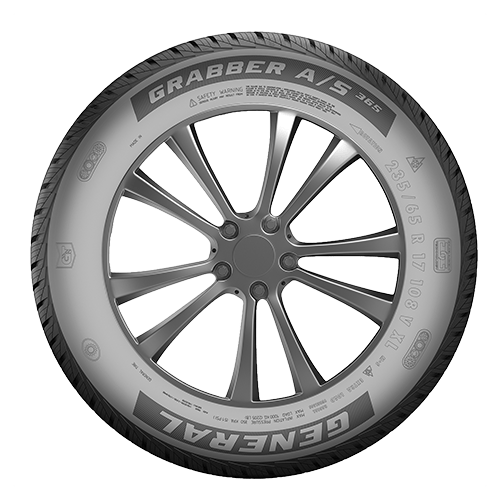 225/65 R17 102V Grabber A/S 365 FR M+S General Tire