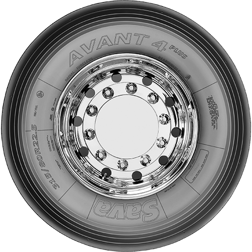 295/80 R22.5 152/148M Avant 4 Plus M+S 3PSF 16PR Sava