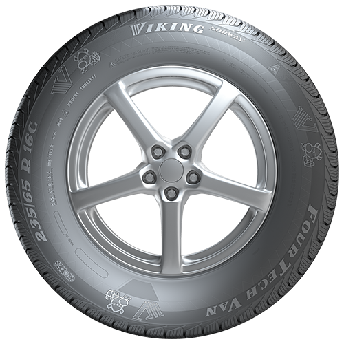 215/65 R16C 109/107T FourTech Van M+S 8PR Viking