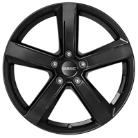 DEZENT TU BLACK 7.5X18 5X112 ET51 57.1