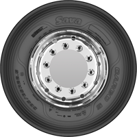 385/65 R22.5 164K/158L Cargo 5 HL 20PR 3PMSF Sava