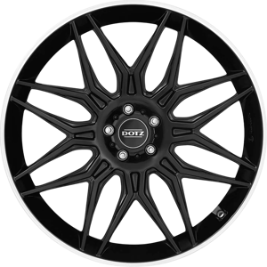 DOTZ LONGBEACH DARK 9.5X22 5X112 ET37 66.6