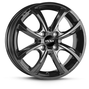 TELESTO GLOSSY BLACK 5,5x15 4x100 ET42 MB60,1 OXXO