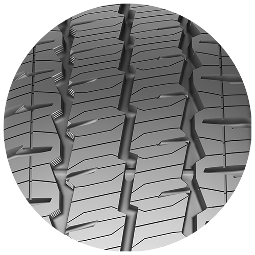 285/55 R16C 126N VanContact A/S VW M+S Continental