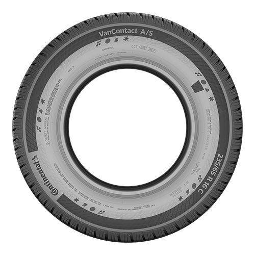 285/55 R16C 126N VanContact A/S VW M+S Continental