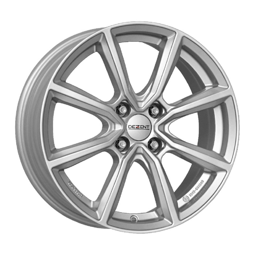 DEZENT TN SILVER 6.5X16 4X100 ET45 60.1