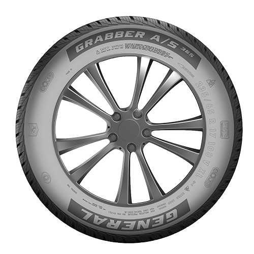 225/65 R17 102V Grabber A/S 365 FR M+S General Tire