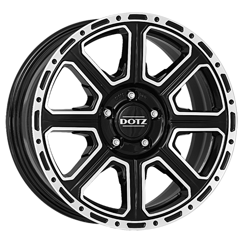 Kalahari black 8,0x18 6x139,7 ET34 MB100,1 Dotz